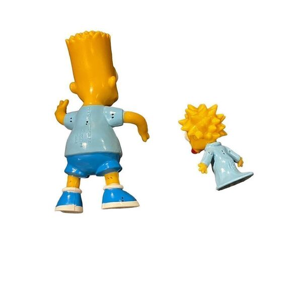 The Simpson Bart and Maggie vintage 1990 vinyl figurines bundle - Picture 3 of 16